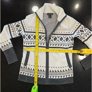 Cynthia Rowley full zip sweater size S